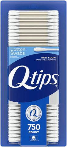 Q-tips COTTON SWABS, 750 ct