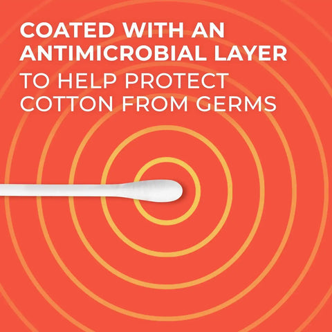 Q-Tips Cotton Swabs, Hygiene Shield Travel Size Toiletries, for First Aid, Beauty and Baby, 100% Cotton, 30 Count